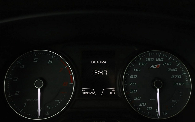 Seat Leon cena 88600 przebieg: 109106, rok produkcji 2017 z Ełk małe 436